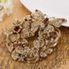 Elegant brooch with large crystal butterflyBrooches