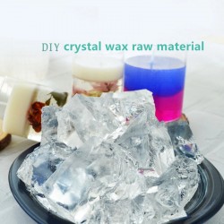Transparent gel wax for candle making  - crystal design - handmade - scented - DIY - gift - 1000gram