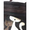 Classic canvas bag with printed cat