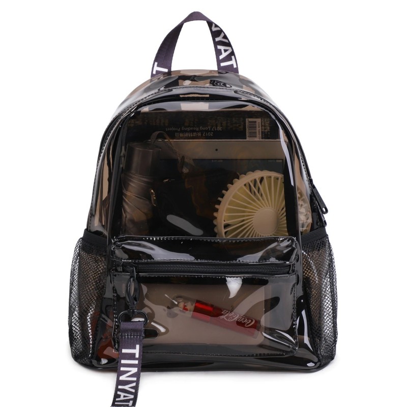 Fashionable transparent backpack - school bag