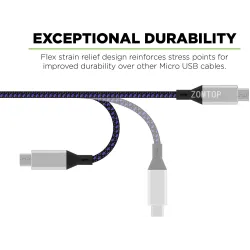 3m Micro USB Cable for PS4 Controller charging cable - 3M - sync - for PS4 - Xbox - 1piece