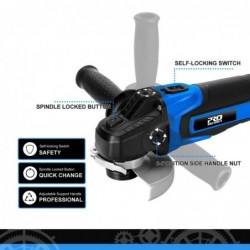 Electric angle grinder - cutting / grinder / polishing machine - cordless - 125 / 115mm - 20V