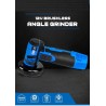 Mini angle grinder - brushless - cordless - for polishing / grinding - 2.0mAh - 18500RPM - 12VPower Tools