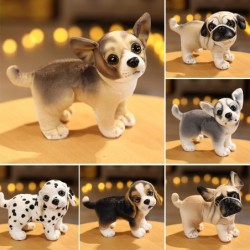 Dog shaped plush toy - Pug / Bulldog / Husky / Chihuahua / puppy - 18cm