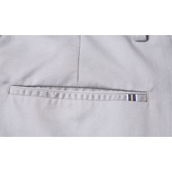 Men's summer trousers - thin - straight - cotton