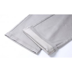 Men's summer trousers - thin - straight - cotton