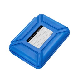 3.5 inch hard drive HDD protection box - storage case - with label