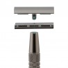Shaving razor - double edge - with 10 shaving blades