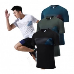 Men's sport t-shirt - breathable - elastic - quick dry