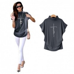 Short sleeve t-shirt - classic top - Faith Cross printedBlouses & shirts