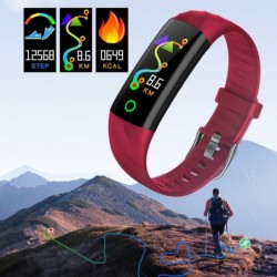 Smart Watch - sports bracelet - Bluetooth - fitness tracker / blood pressure / heart rate monitor - IP68 waterproof