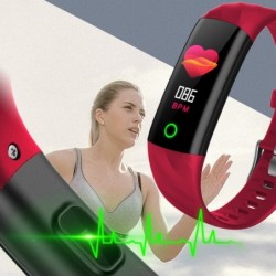 Smart Watch - sports bracelet - Bluetooth - fitness tracker / blood pressure / heart rate monitor - IP68 waterproof