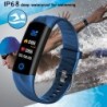 Smart Watch - sports bracelet - Bluetooth - fitness tracker / blood pressure / heart rate monitor - IP68 waterproof