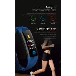 Smart Watch - sports bracelet - Bluetooth - fitness tracker / blood pressure / heart rate monitor - IP68 waterproof