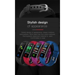 Smart Watch - sports bracelet - Bluetooth - fitness tracker / blood pressure / heart rate monitor - IP68 waterproof