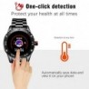 Smart Watch - elektronisk stålklocka - LED - digital - vattentät - puls/blodtryck