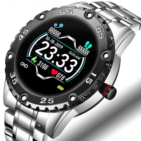 Smart Watch - electronic steel watch - LED - digital - waterproof - heart rate / blood pressureWatches