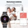Smart Watch - elektronisk stålklocka - LED - digital - vattentät - puls/blodtryck