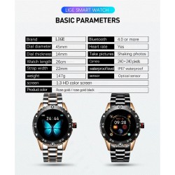 Smart Watch - electronic steel watch - LED - digital - waterproof - heart rate / blood pressureWatches