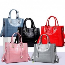 Stone Pattern Genuine Leather Women Shoulder Bag 2020 Female Leather Totes Bag Luxury Women Leather Handbag Brand Designer