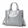 Stone Pattern Genuine Leather Women Shoulder Bag 2020 Female Leather Totes Bag Luxury Women Leather Handbag Brand Designer
