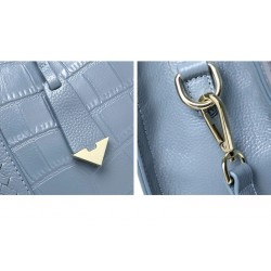 Stone Pattern Genuine Leather Women Shoulder Bag 2020 Female Leather Totes Bag Luxury Women Leather Handbag Brand Designer