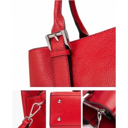 Luxury Genuine Leather Women Handbag Brand Design Shoulder Bag Women Casual Ladies Leather Totes Bag Crossbody Messenger Bag