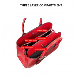 Luxury Genuine Leather Women Handbag Brand Design Shoulder Bag Women Casual Ladies Leather Totes Bag Crossbody Messenger Bag