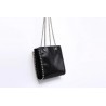 Retro Chains Rivet Large Capacity Tote Designer Bead Women Shoulder Bags Luxury PU Leather Messenger Bag Lady Big Bucket Purses