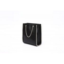 Retro Chains Rivet Large Capacity Tote Designer Bead Women Shoulder Bags Luxury PU Leather Messenger Bag Lady Big Bucket Purses