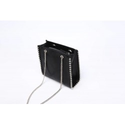 Retro Chains Rivet Large Capacity Tote Designer Bead Women Shoulder Bags Luxury PU Leather Messenger Bag Lady Big Bucket Purses