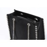 Retro Chains Rivet Large Capacity Tote Designer Bead Women Shoulder Bags Luxury PU Leather Messenger Bag Lady Big Bucket Purses