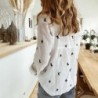 Classic long sleeve blouse - loose printed shirt