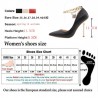 Elegant high heel pumps - with a metal ankle chainPumps