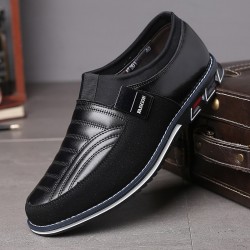 Elegant classic men's shoes - slip on