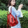 Fashionable backpack - anti-theft zippers - with decorative keychain