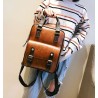 Women Anti Theft Backpacks Students Brown School Bags for Teenage Girls Waterproof Vintage Laptop Leather Big Travel Backpack