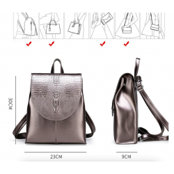 2020 New high quality pu leather backpacks women leisure travel backpack fashion school bags for girls mochila feminina