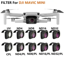Camera lens - filter - clip - for DJI Mavic Mini - UV / CPL / ND4 / ND4PL