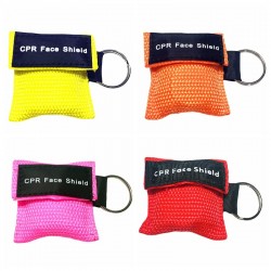 CPR mask - first aid - resuscitator mask- emergency face shield with keyringKeyrings