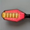 Universal motorcycle turn signal lights - LED - 2 piecesTurning lights