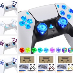 Luminated D-Pad Thumbstick - 7 colors - 9 modes - DTF - LED - for PS5 Controller - set with tools