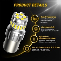 Car bulb - LED - DRL - Canbus - 1200LM - 1156 BA15S P21W - T15 W16W 921 - 2 piecesDaytime Running Lights (DRL)