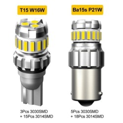 Car bulb - LED - DRL - Canbus - 1200LM - 1156 BA15S P21W - T15 W16W 921 - 2 piecesDaytime Running Lights (DRL)