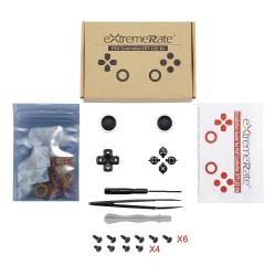 Multi-colors luminated D-pad - thumbsticks - DTF buttons - LED - kit for PS4 ControllerRepair parts