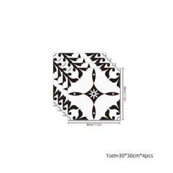 Modern self adhesive tiles - floor stickers - 30 * 30cm - 4 piecesWall stickers