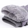 Winter suede gloves - touch screen function - windproof - anti-slip - unisex