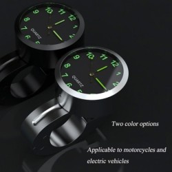 7/8" - universal motorcycle handlebar watch - waterproof