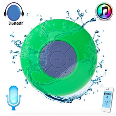 Mini Bluetooth-högtalare - vattentät - med sugkopp