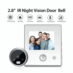 Doorbell - with camera - IR night vision - intercom